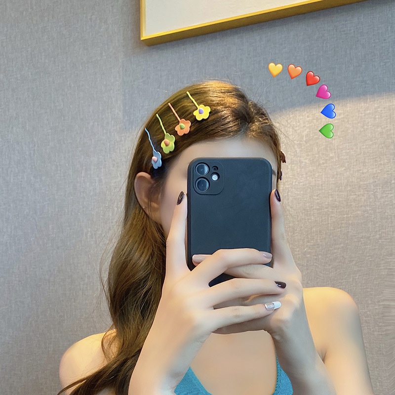 (0625) Cặp Tóc Bông Hoa Nhỏ Nhắn Ngọt Ngào Dễ Thương