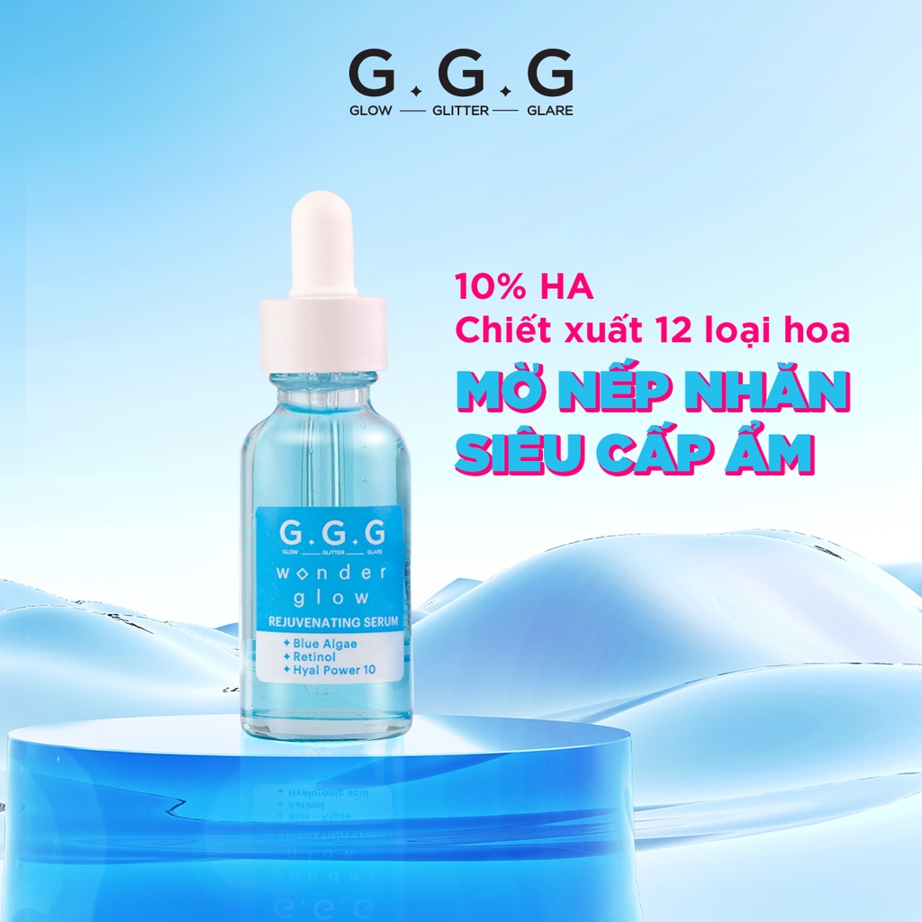 Tinh Chất Dưỡng Sáng Da GGG Wonder Glow Brightening Serum Hàn Quốc G.G.G  trắng sáng. Serum- chống lão hóa và mờ thâm