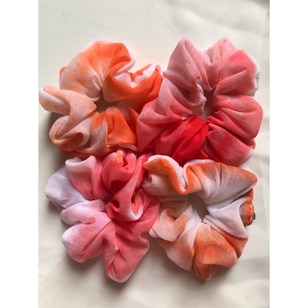 Giá Sỉ - Dây Buộc Tóc Scrunchies 60cm X 4cm - Nhiều Màu Sắc - Nhiều Chất Liệu - Vải Xuất Dư Không Lo Đụng Hàng