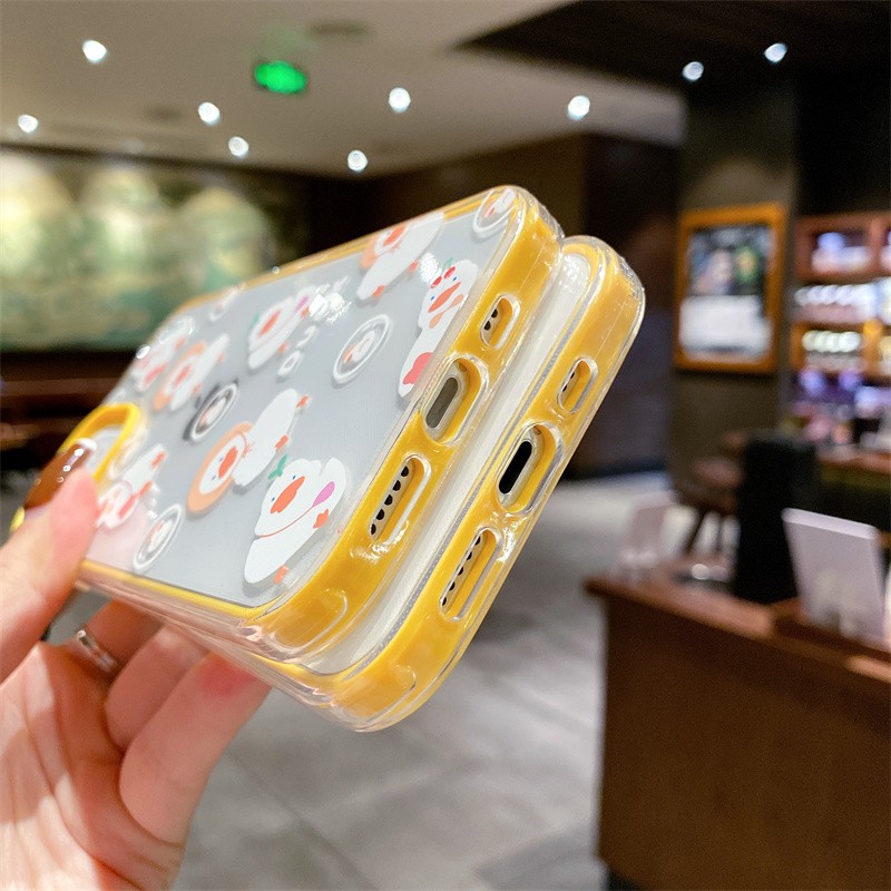 Ốp điện thoại silicone họa tiết vịt thích hợp cho IPHONE 12 12PRO 12PROMAX 11PRO 11PROMAX 7 8 7PLUS 8PLUS X XS XR XSMAX