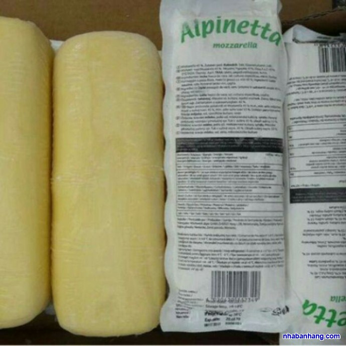 Phô Mai Mozzarella dạng khối 250gram - NK Đức