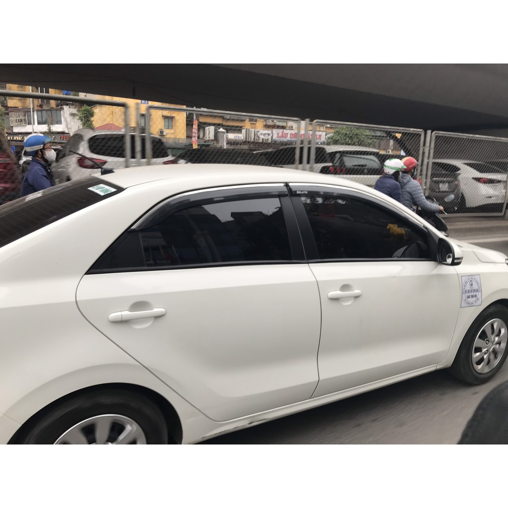 Vè Che Mưa Xe Kia Soluto 2019-2020 chỉ inox cao cấp nhất