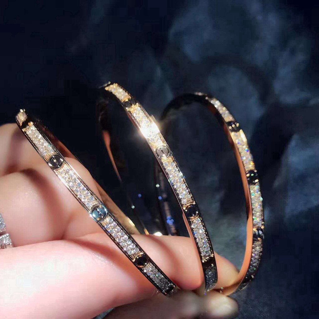 LOVE BRACELET, SMALL MODEL, PAVÉ PINK GOLD DIAMONDS | BigBuy360 - bigbuy360.vn