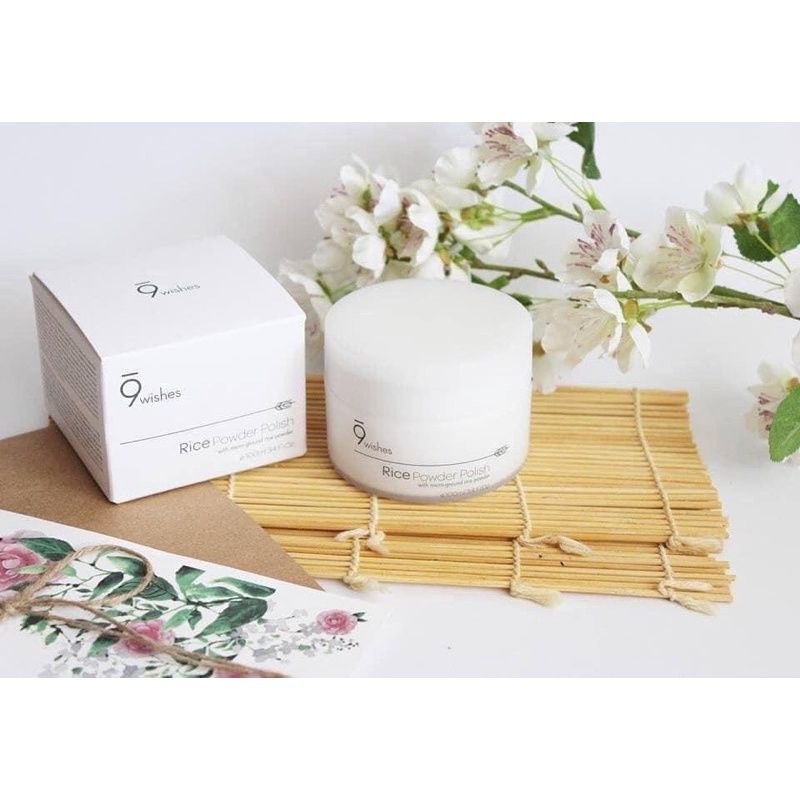Tẩy tế bào vật lý dạng #scrub 9wishes Rice Powder Polish 100g