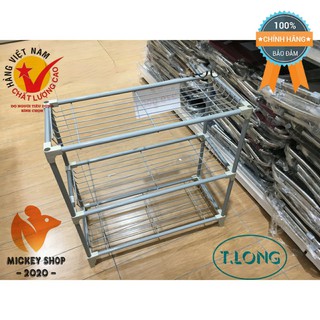 KỆ SẮT 3 TẦNG THANH LONG KES01