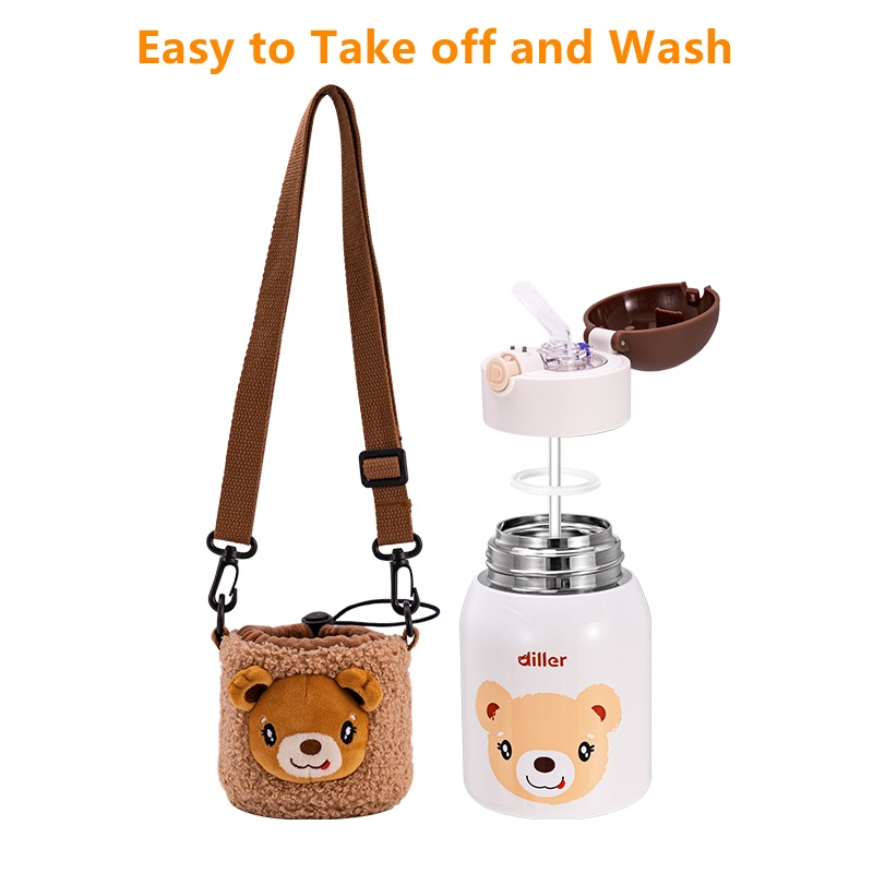 Bình Nước Giữ Nhiệt Diller Mlh9004 Bằng Thép Không Gỉ 300ml Chất Lượng Cao