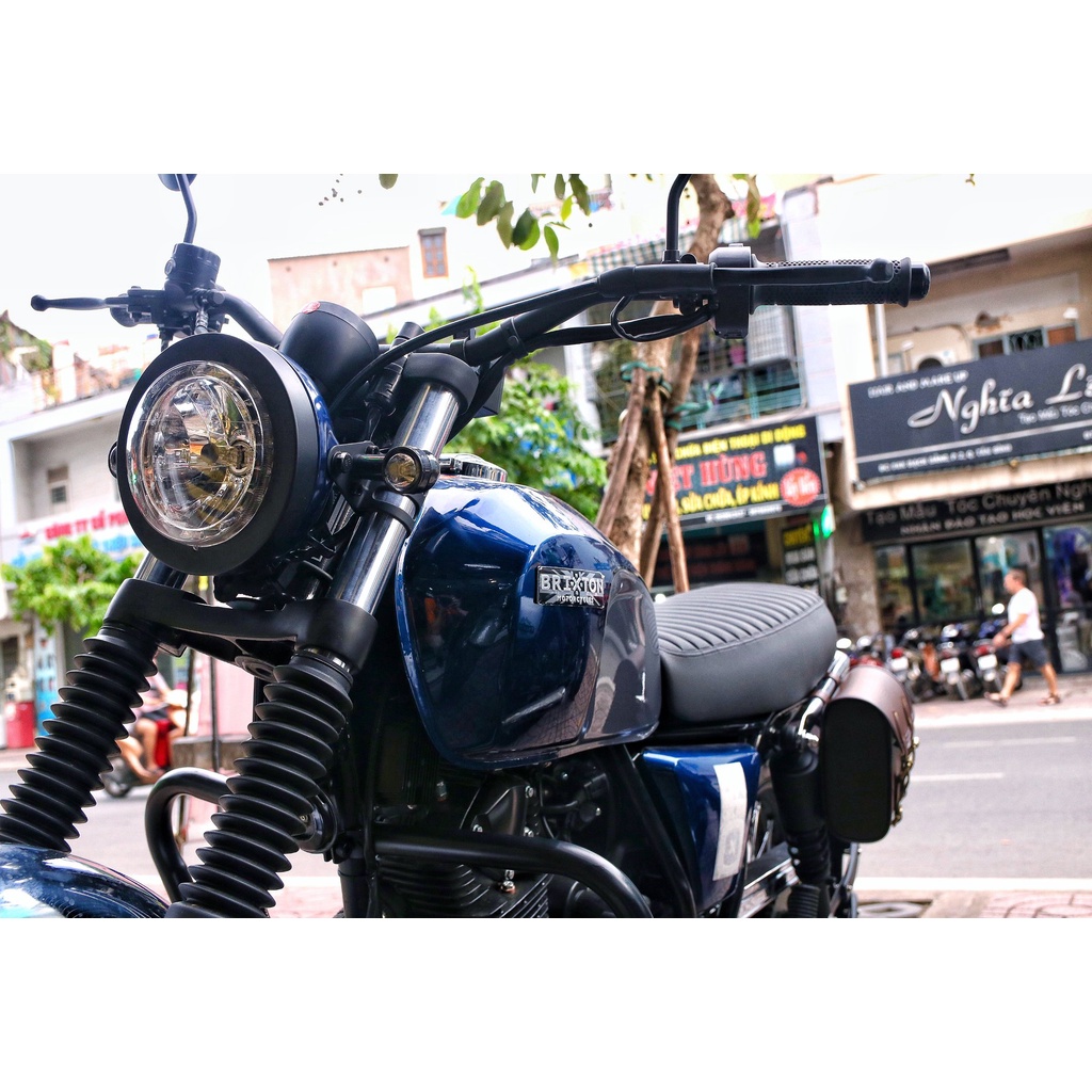 Túi Treo Xe Máy Brixton BX 150 Mẫu Phom tròn