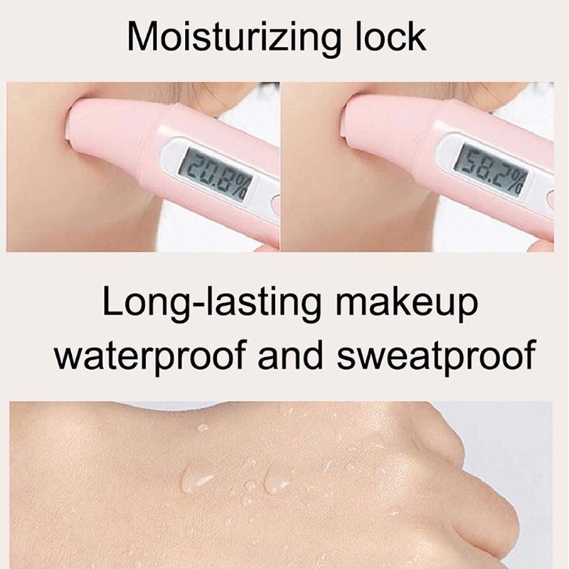 Kem Nền Che Khuyết Điểm Dạng Lỏng Mềm Mịn Kháng Nước Kiềm Dầu Lâu Trôi 3 Màu Tùy Chọn