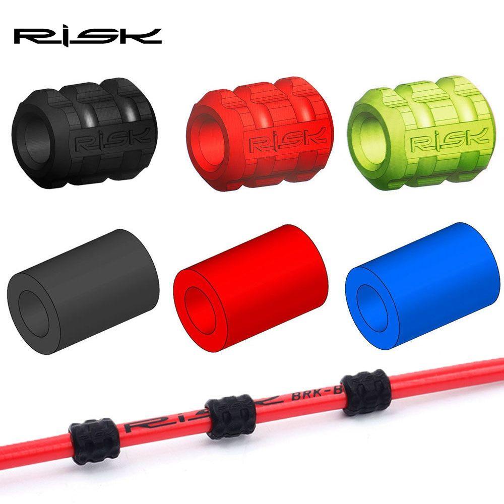 HS Set 10 Vòng Bảo Vệ Dây Cáp Xe Đạp Bằng Silica Siêu Nhẹ