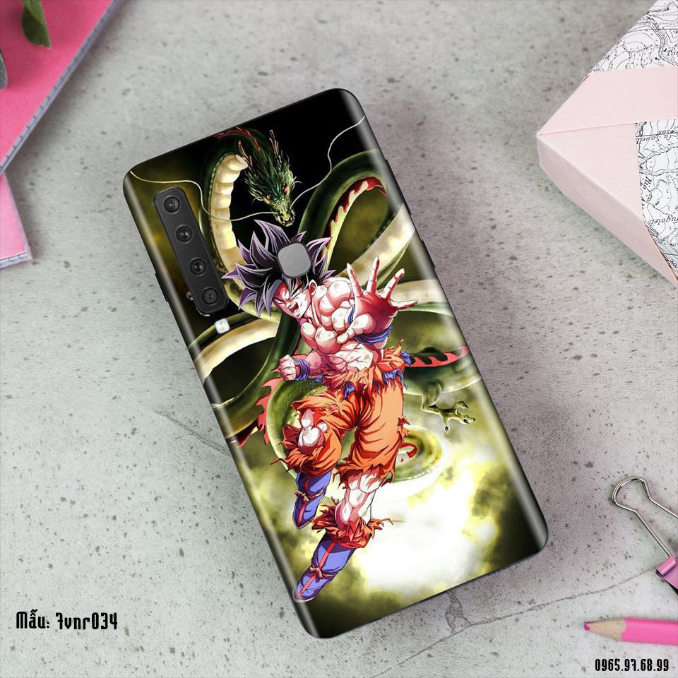 Miếng dán skin cho các dòng điện thoại Samsung A10 - A20 - A30 in hình 7 viên ngọc rồng cực đẹp