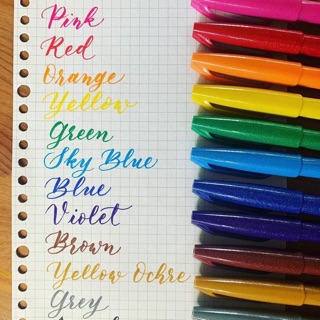 [P1] Bút Pentel Brush Sign đủ màu