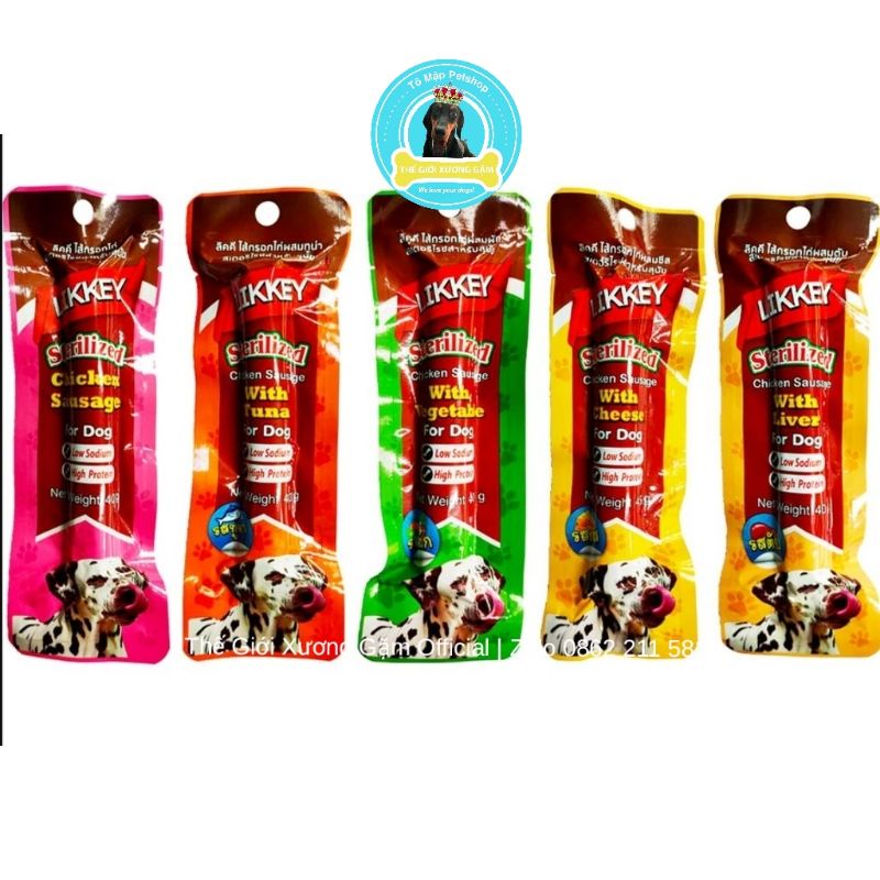 PET8 XÚC XÍCH CHO CHÓ 40GR/150GR
