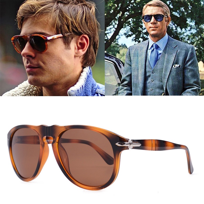 Kính Mát Phân Cực Sang Trọng Phong Cách Phi Công Steve 007 Oculos 649 persol