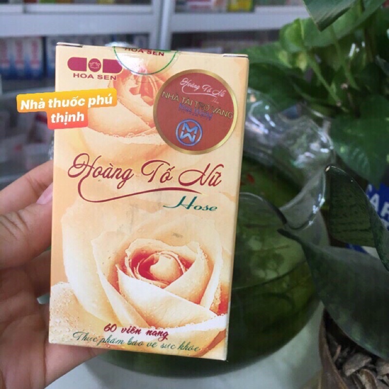 ✅ Hoàng tố nữ hỗ trợ điều trị huyết trắng, khí hư hộp 60 viên, date xa