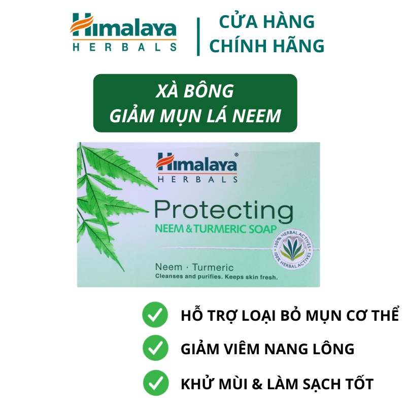 Combo làm sạch toàn diện Himalaya Neem Face Pack 150ml + 6 xà bông giảm mụn Himalaya Neem Soap 75gx6