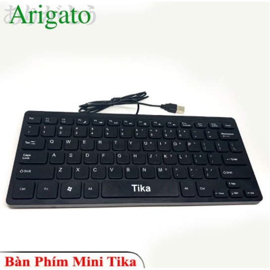 Bàn phím mini Tika nhỏ gọn cực tiện dụng.Bảo hành 6 tháng