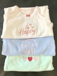 set 4 bodysuits carter xuất xịn