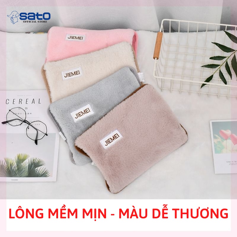 Túi giữ nhiệt chườm bụng, Túi sưởi cắm điện chườm nóng đau bụng kinh cho bạn nữ