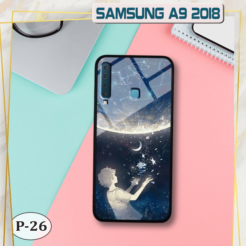 Ốp lưng kính Samsung A9 2018 A920- hình 3D