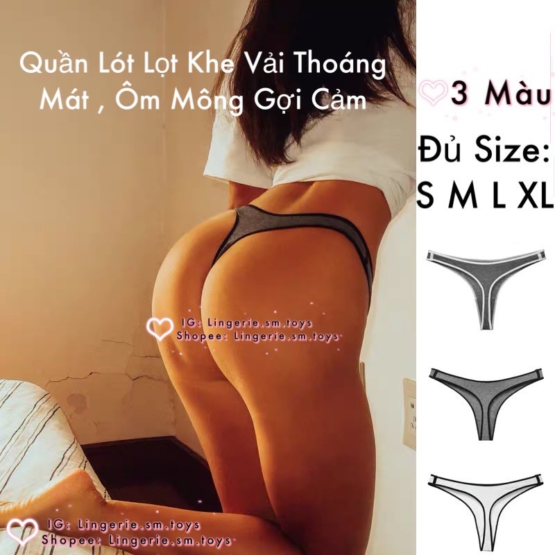Quần Lót Lọt Khe Vải Thoáng Mát | Đường May Đẹp Chắc Chắn | Sexy