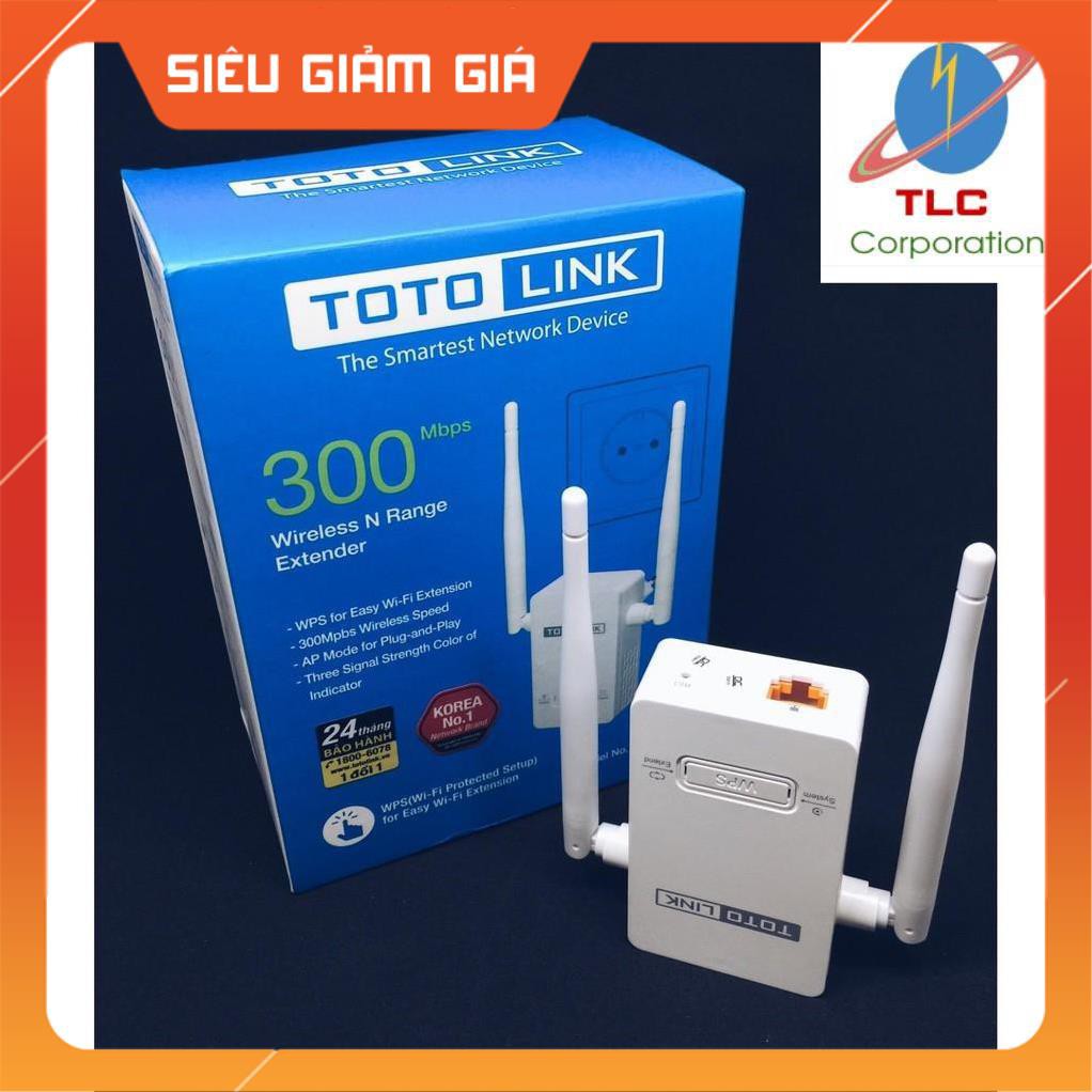 Bộ Kích Sóng Wifi Repeater 300Mbps Totolink EX200