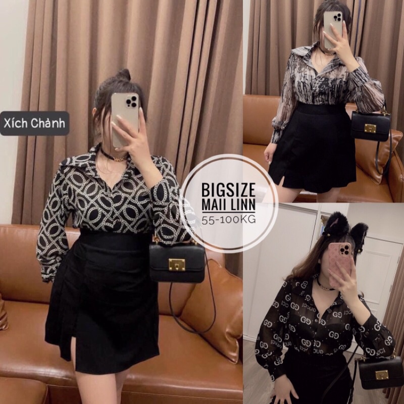 Áo Sơ Mi Cổ Đức Maii Linn Bigsize