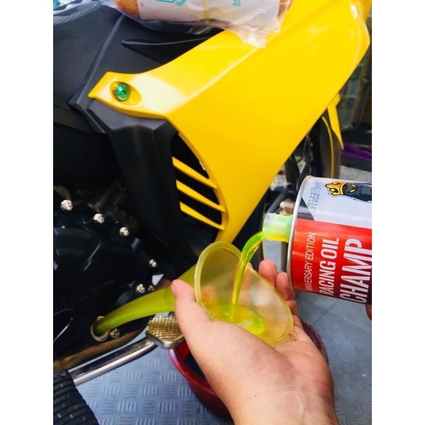 Nhớt Xe Máy Racing Oil Champ 10w40 1L full tổng hợp nhập khẩu Dubai