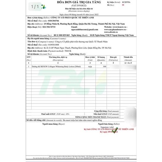 Sữa Dưỡng Thể Trắng Da BENEW Milk Body Lotion