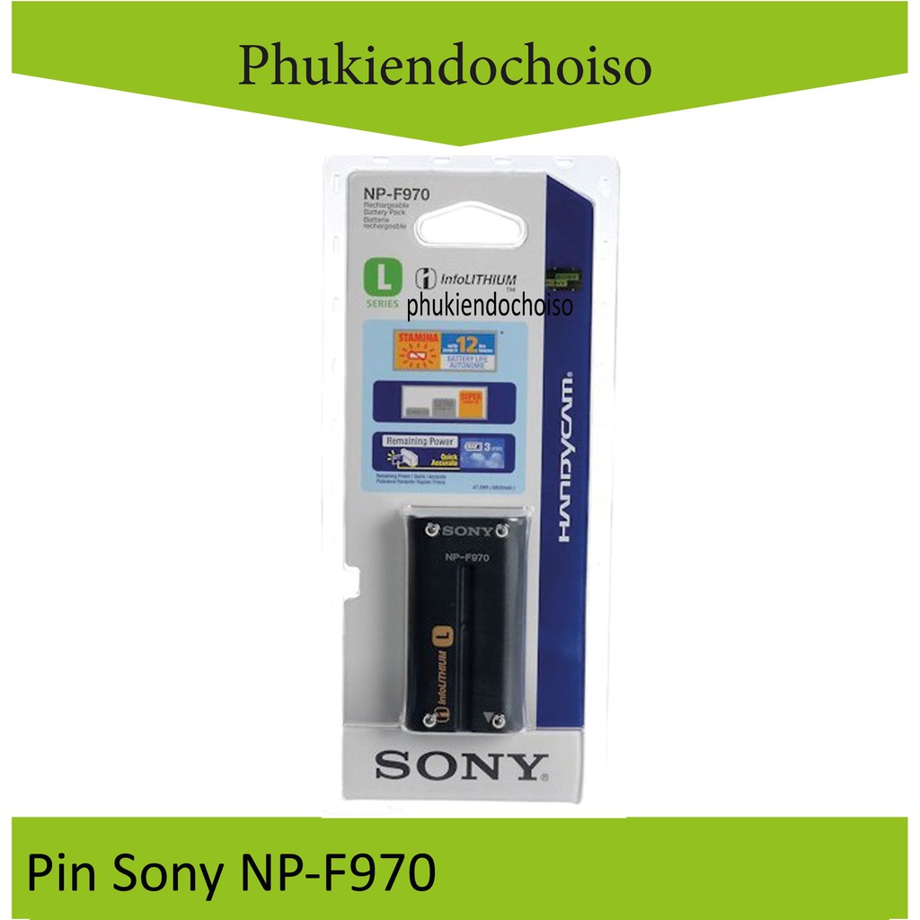 PIN THAY THẾ PIN MÁY ẢNH SONY NP-F970