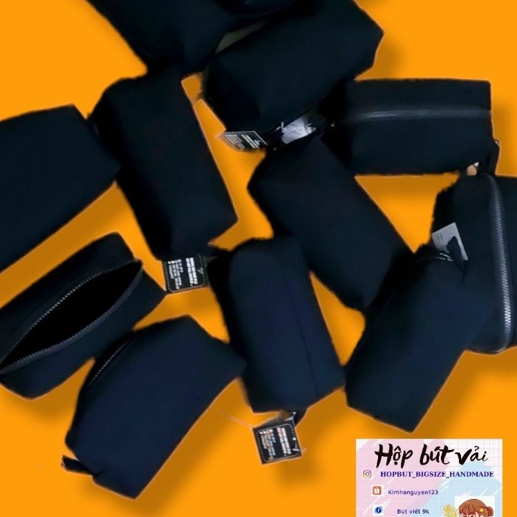 Túi bút vải đen