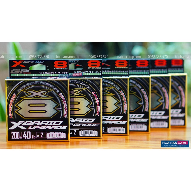 Dây Dù YGK X-BRAID UPGRADE PE X8 | 150/200m