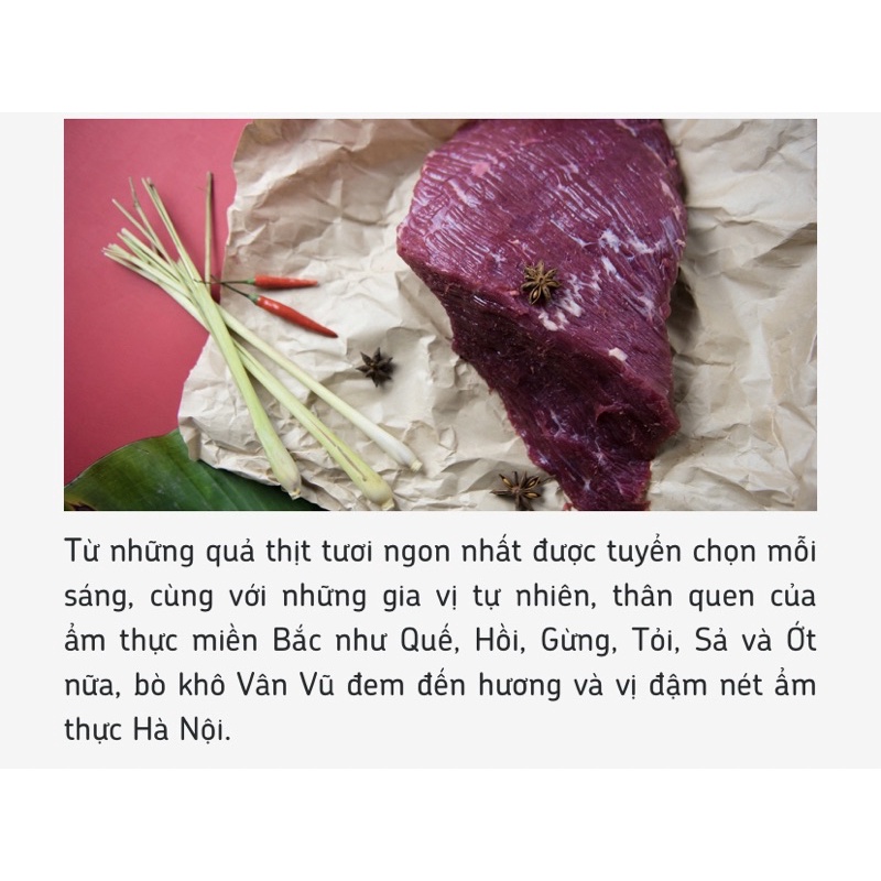 Thịt bò khô Vân Vũ 15g