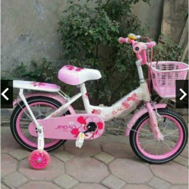 Xe đạp mini bé gái bánh 12, 14, 16 cho bé 3-4t, 4-5t, 5-7t