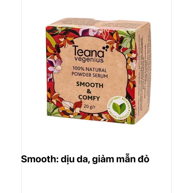 Serum - bột phấn phủ kiêm dưỡng da Natural Power Teana kiềm dầu, làm mướt da, mờ lỗ chân lông | BigBuy360 - bigbuy360.vn