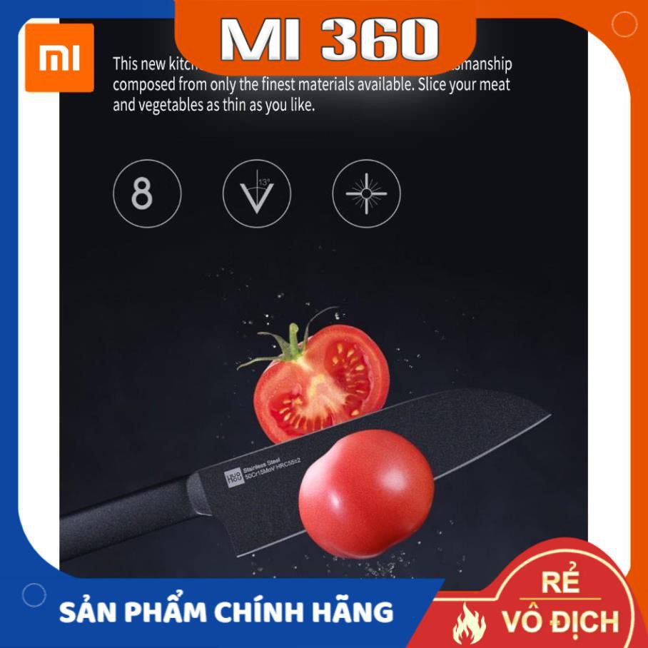 Bộ Dao Bằng Thép Không Gỉ Xiaomi HuoHou HU0015✅ Phủ Chống Dính Siêu Sắc Bén✅ Hàng Chính Hãng