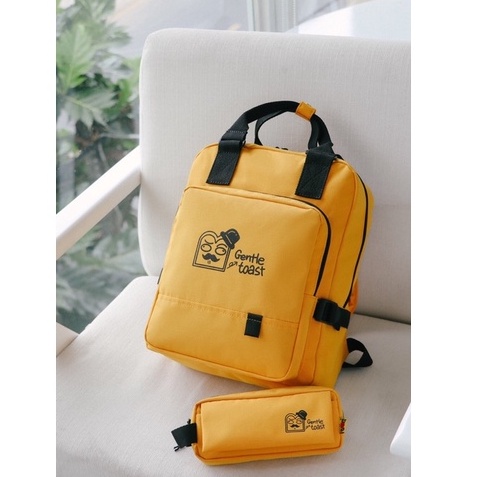Balo học sinh, sinh viên thời trang unisex với chất dù cao cấp nhẹ bền (BL DA B.MÌ ) - BOM