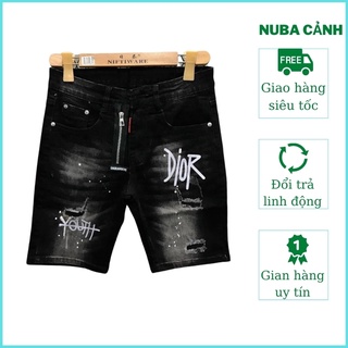 Quần short jean nam chất vải bò cao cấp AT 209