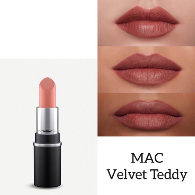 MAC - Son lì Mac Matte Lipstick 3g màu Velvet Teddy 617