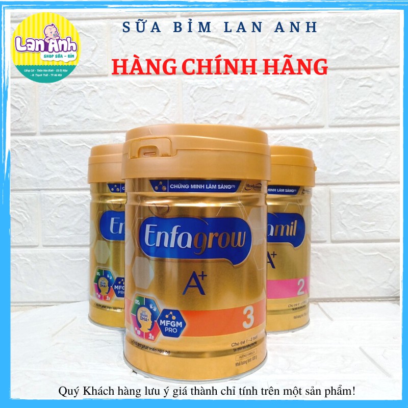 Sữa bột Enfamil A + 3 830g