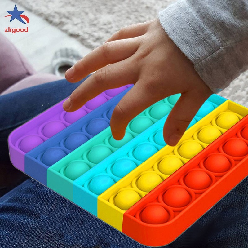 Đồ chơi bấm bong bóng giải tỏa căng thẳng độc đáo sáng tạo Pop It Tiktok Push Pop Fidget Toy Bubble Among Us Unicorn Rainbow Square Heart Đồ Chơi Stress Relief Special Needs Silent Classroom Tiktok Board Game Đồ Chơi Giáo Dục For Kids