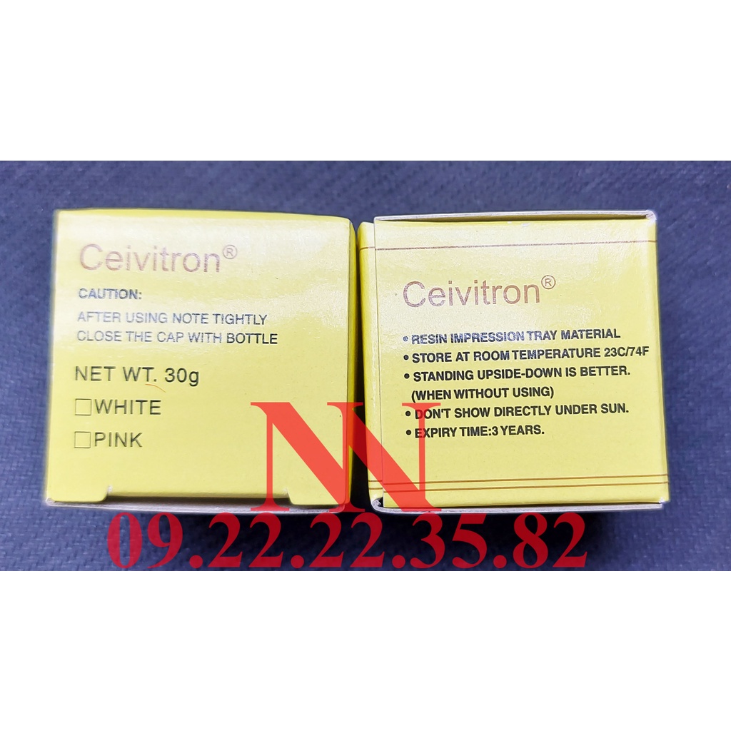 Vật liệu trám tạm: Ceivitron - Đài Loan; BMS - Ý