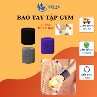 Băng quấn cổ tay thể thao nam nữ cotton, chặn mồ hôi cổ tay Aolikes chính hãng Covixa22.official
