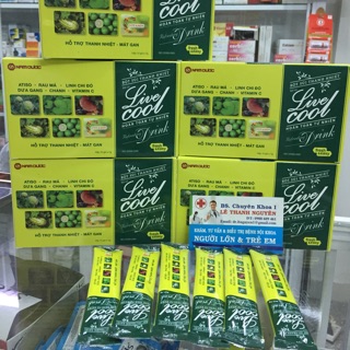 ✅(chính hãng cực mát) Bột sủi thanh nhiệt Nam Duợc Livercool thơm mát-hoàn toàn tự nhiên