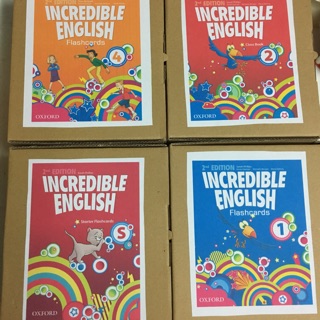 Thẻ Incredible English 4, a5 1 và 2 mặt
