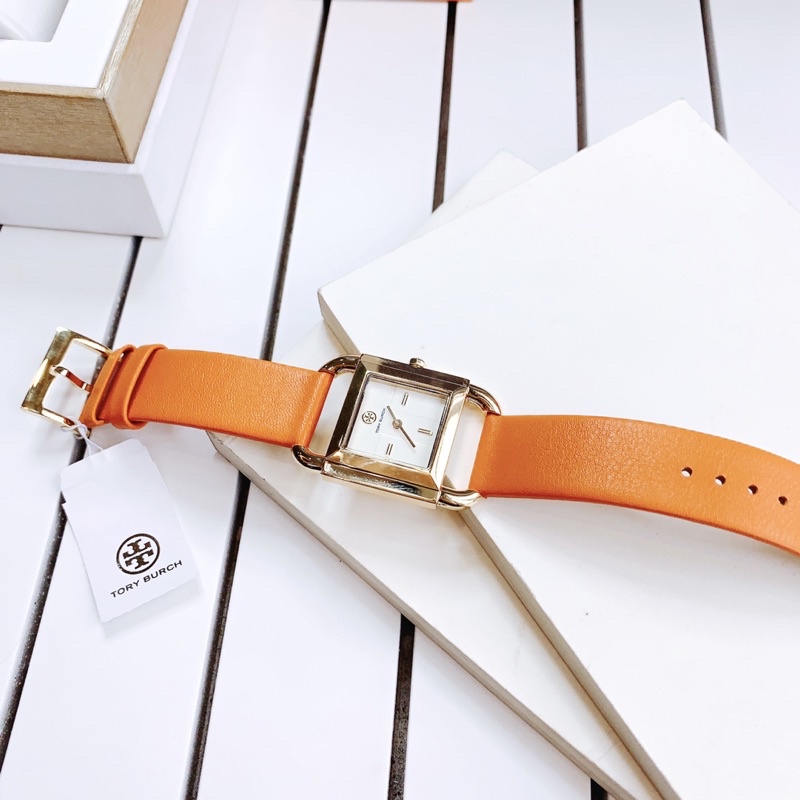 Đồng Hồ Nữ Tory Burch Màu Cam Trẻ Trung