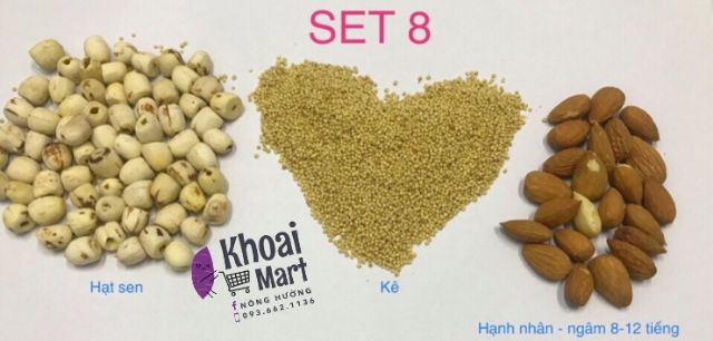 Sét  Hạt nấu sữa/cháo
