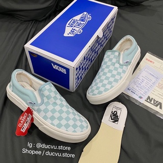 Giày van.s caro blue checkbot 1:1 sc