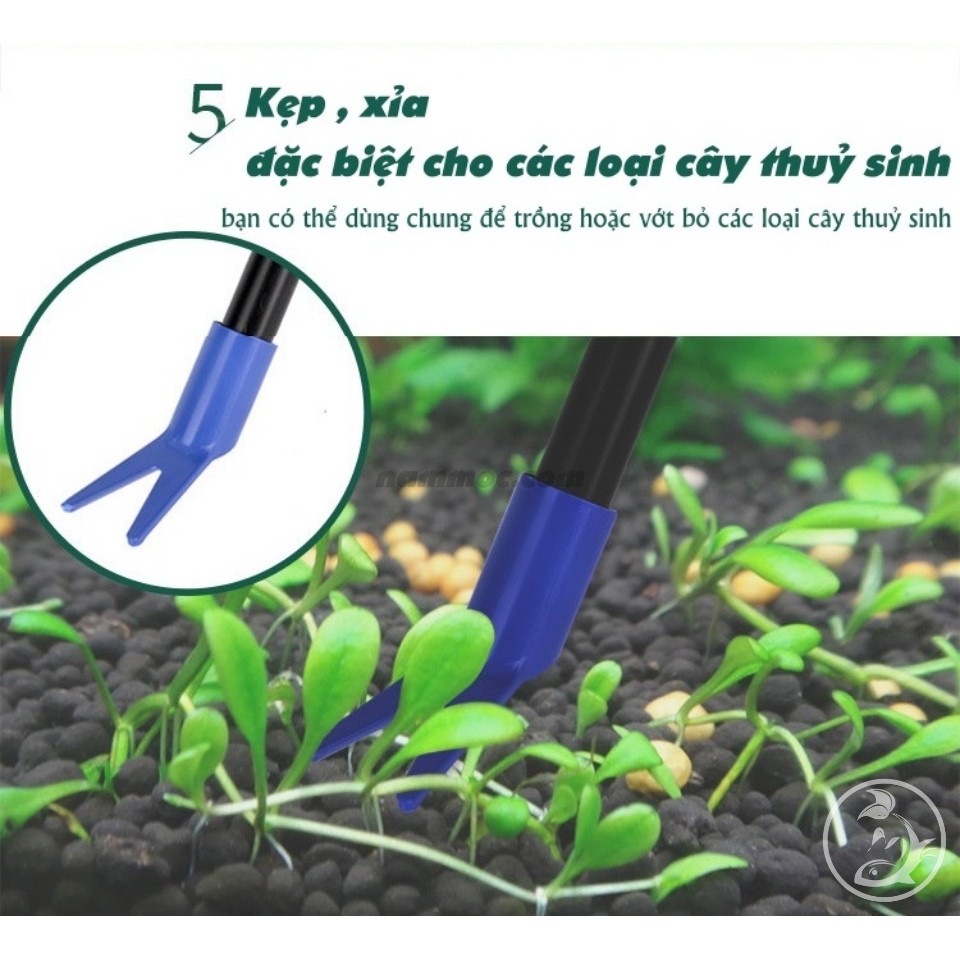 Bộ Vệ Sinh Bể Cá Đa Năng 5 trong 1 dài đến 90cm ☘ Vợt - Vệ Sinh - Cọ - Làm Sạch Bể Cá Cảnh, Thuỷ Sinh