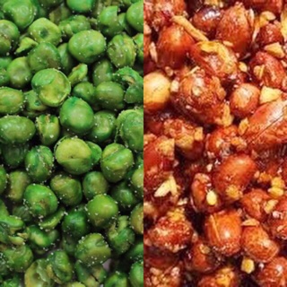 Combo ĐẬU PHỘNG TÒI ỚT + ĐẬU HÀ LAN MUỐI/ TỎI ỚT (mỗi hũ 500g)