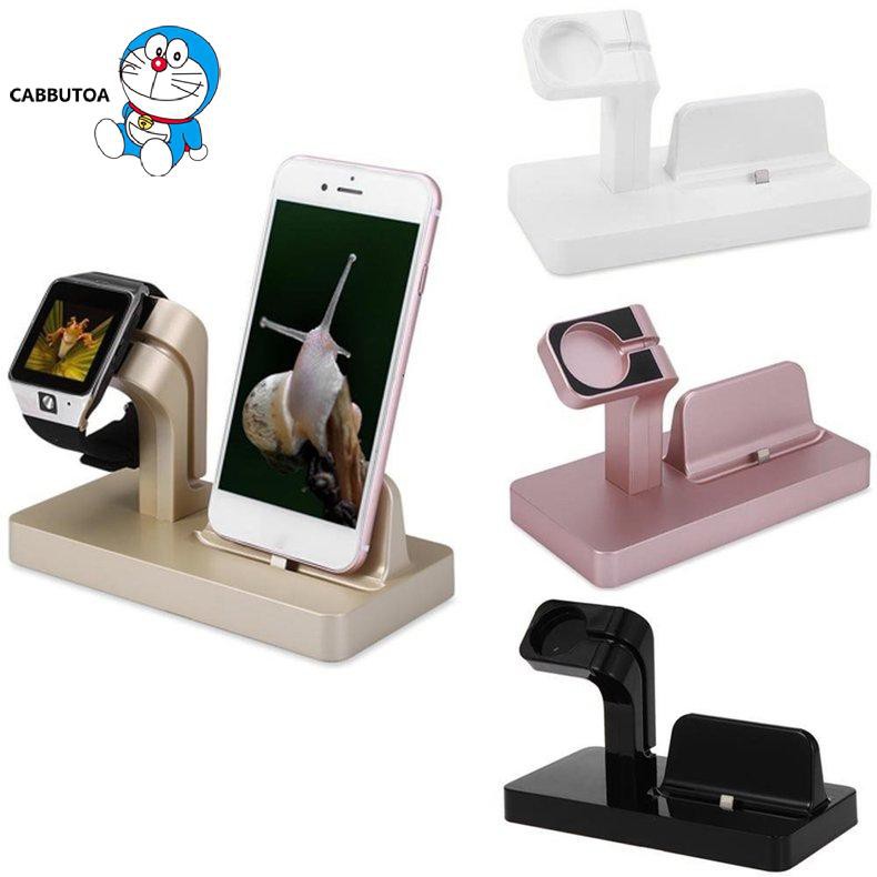 Đế Sạc 2 Trong 1 Cho Đồng Hồ Thông Minh Apple Iphone